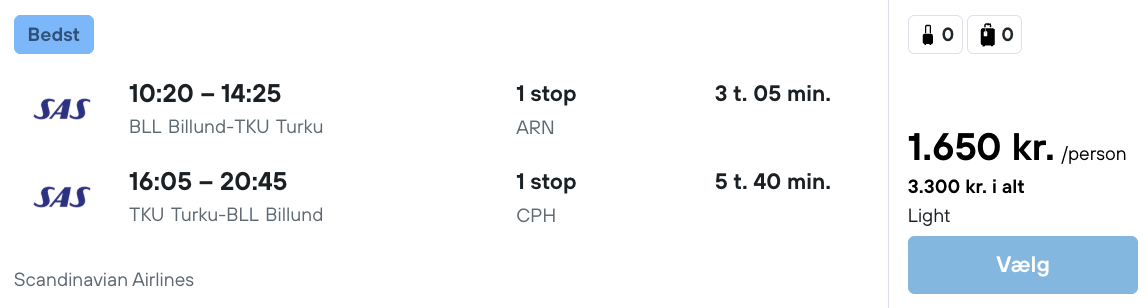 Turku tilbud - Rejs365