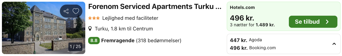 Turku tilbud - Rejs365