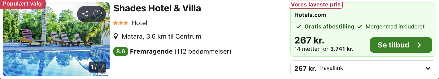 Sri Lanka tilbud - Rejs365