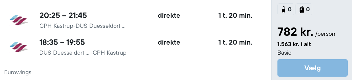 Düsseldorf tilbud - Rejs365