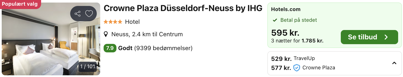 Düsseldorf tilbud - Rejs365