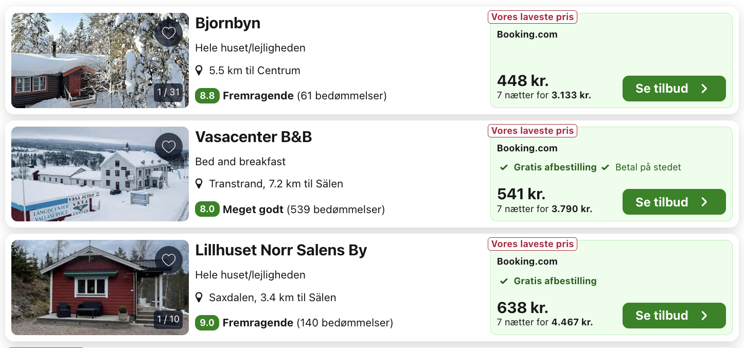 Sälen/Trysil tilbud - Rejs365