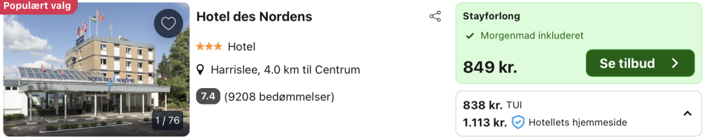 Hotel des Nordens - Rejs365