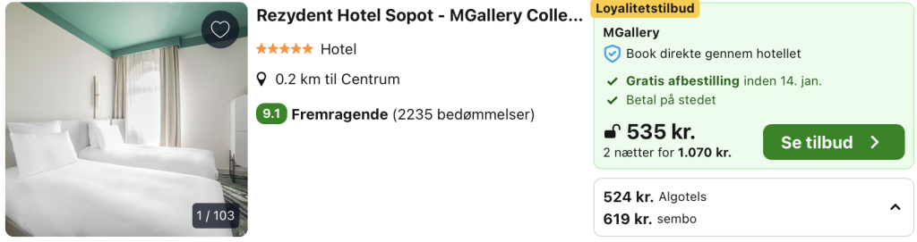 Hotel Sopot - Rejs365