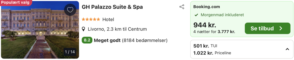 Hotel Livorno - Rejs365