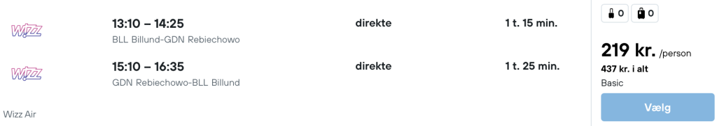 Billund - Gdańsk - Rejs365