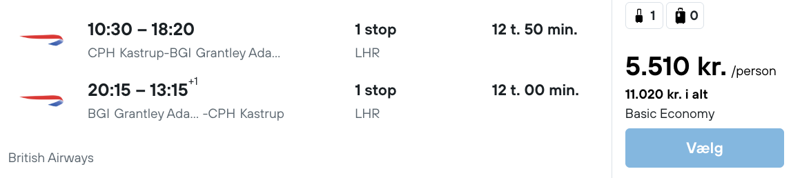 Barbados tilbud - Rejs365