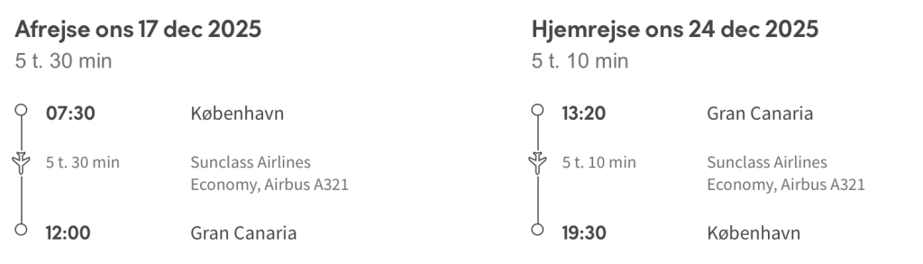 København - Gran Canaria - Rejs365