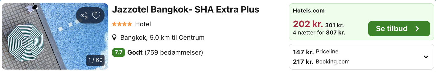 Thailand tilbud - Rejs365