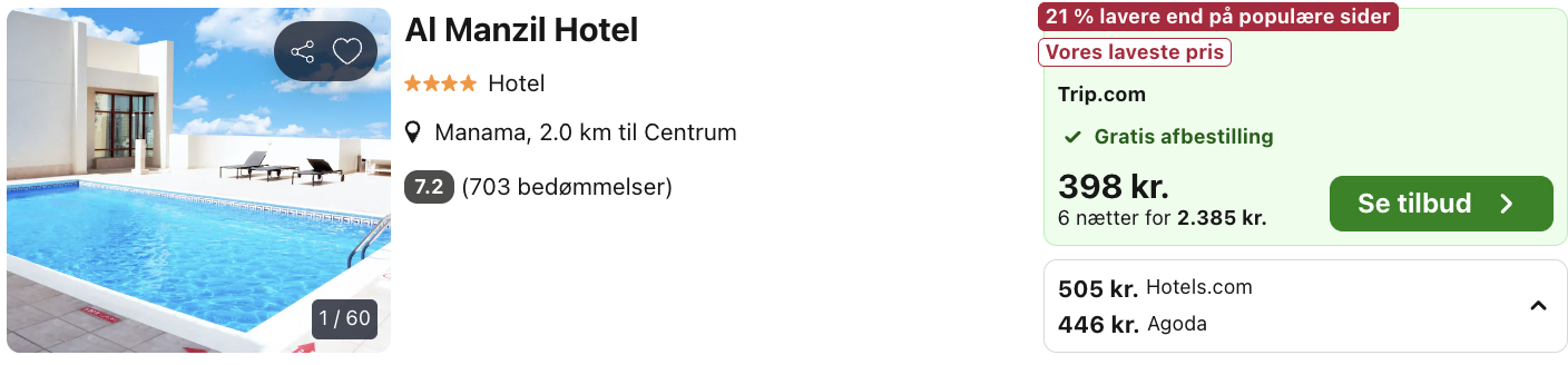 Formel 1 tilbud - Rejs365