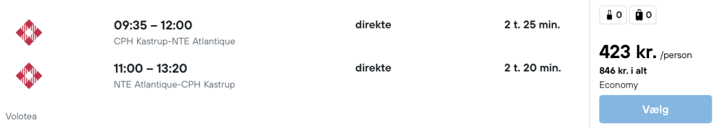 København - Nantes - Rejs365