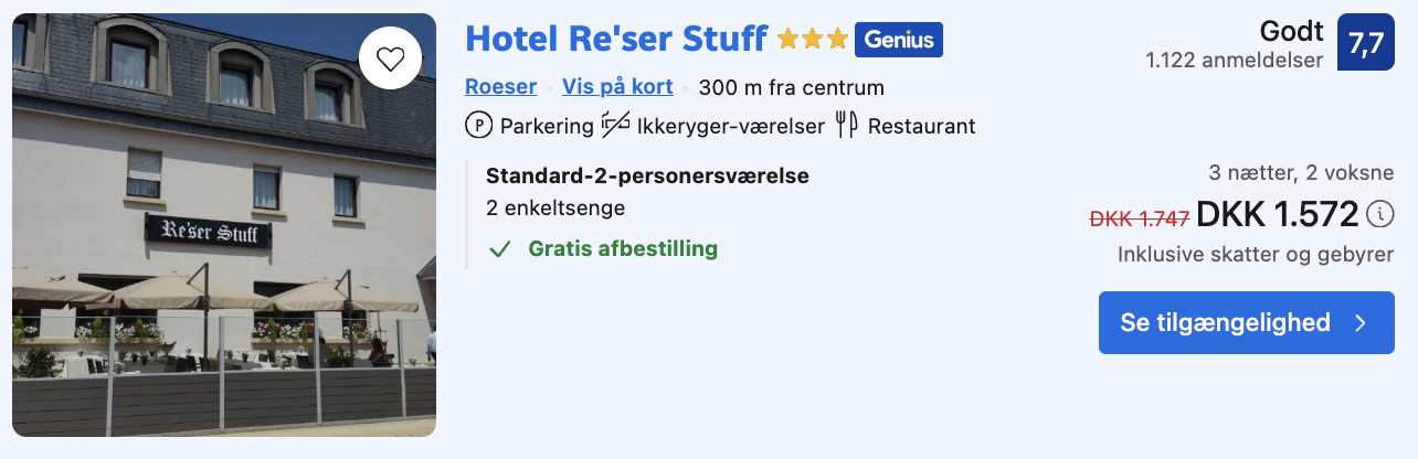 Luxembourg tilbud - Rejs365