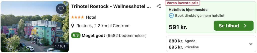 Trihotel Rostock - Rejs365