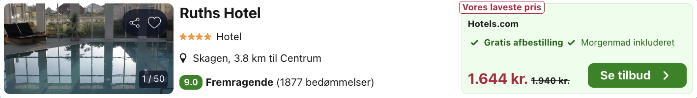 Ruths tilbud - Rejs365