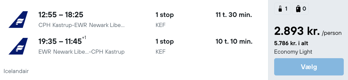 New York tilbud - Rejs365