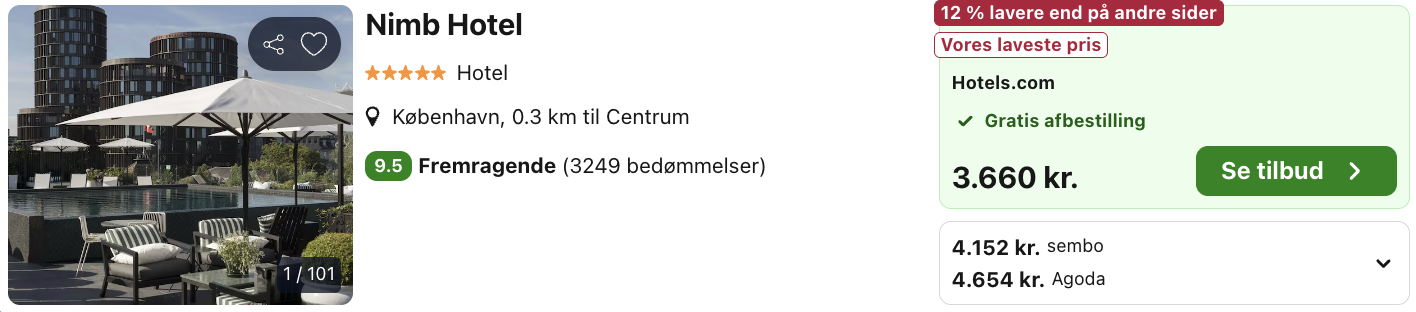 Nimb tilbud - Rejs365