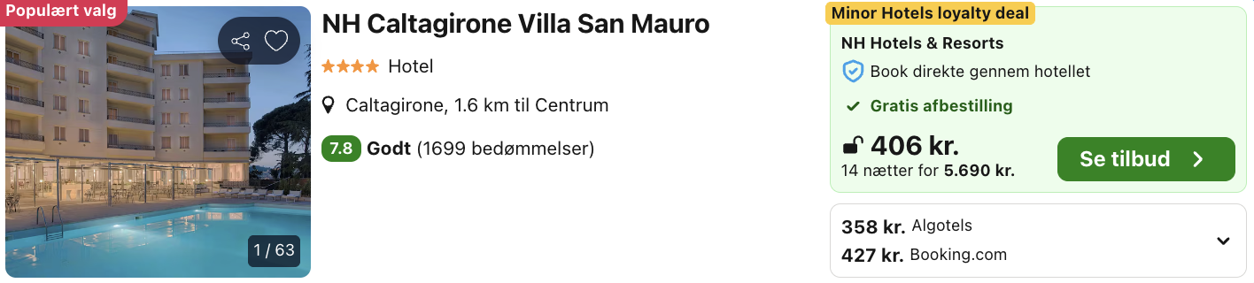 Sicilien tilbud - Rejs365