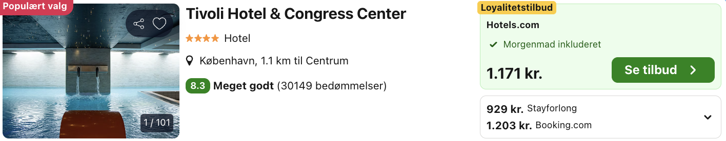 Tivoli tilbud - Rejs365