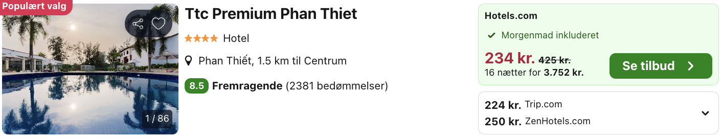 Phan Thiet tilbud - Rejs365