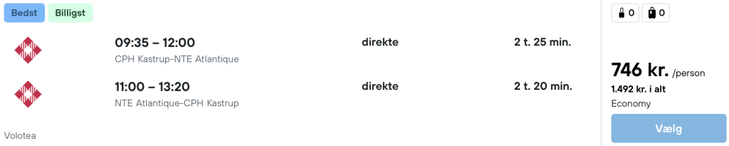 København - Nantes - Rejs365