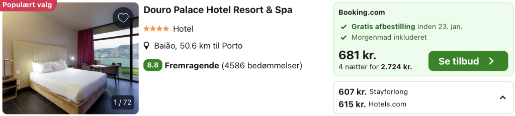 Hotel Porto - Rejs365