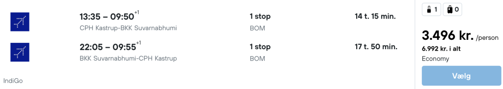 København - Bangkok - Rejs365