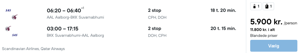 Aalborg - Bangkok - Rejs365