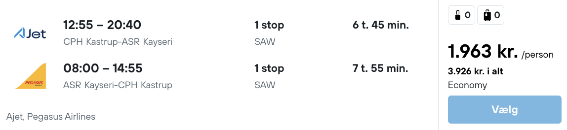 Kappadokien tilbud - Rejs365