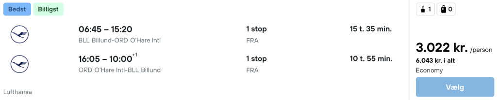 Billund - Chicago - Rejs365