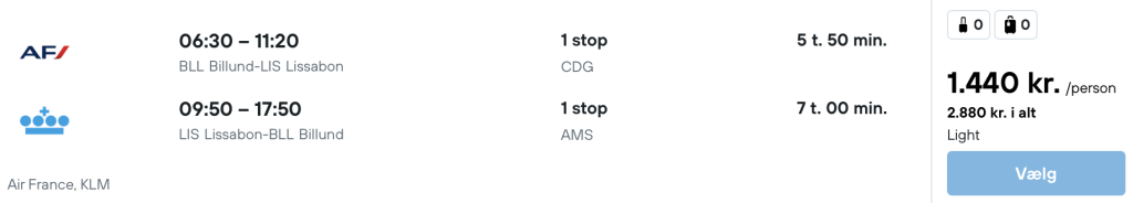 Billund - Lissabon - Rejs365