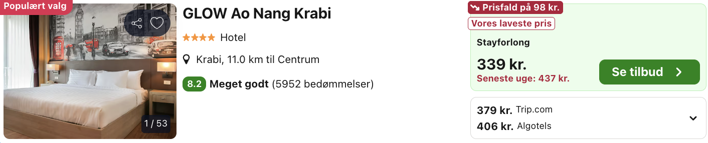 Krabi tilbud - Rejs365