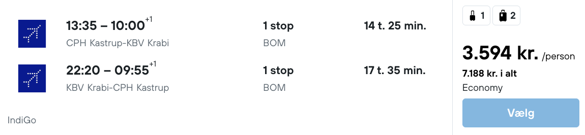 Krabi tilbud - Rejs365