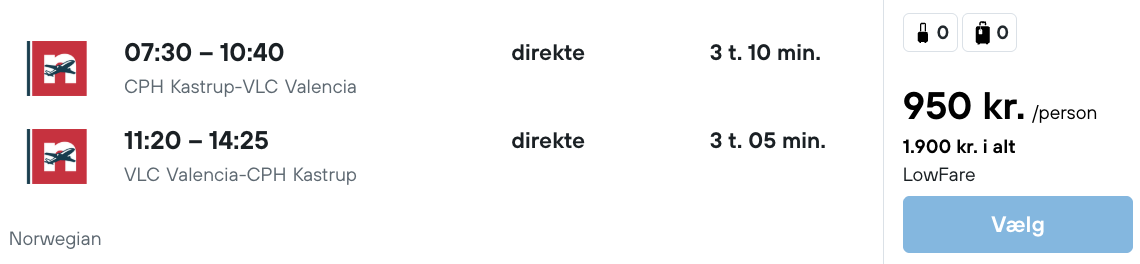 Gandia tilbud - Rejs365