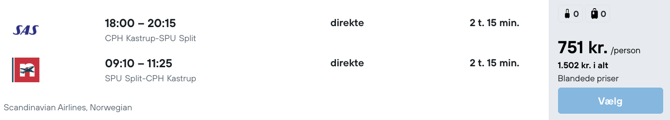 Podstrana tilbud - Rejs365