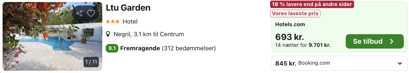 Jamaica tilbud - Rejs365