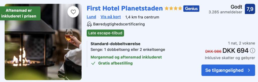 Hotel Planetstaden - Rejs365