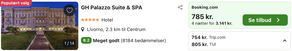 Hotel Livorno - Rejs365