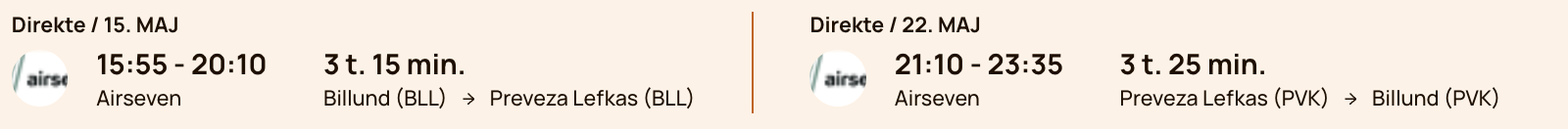 Sivota tilbud - Rejs365