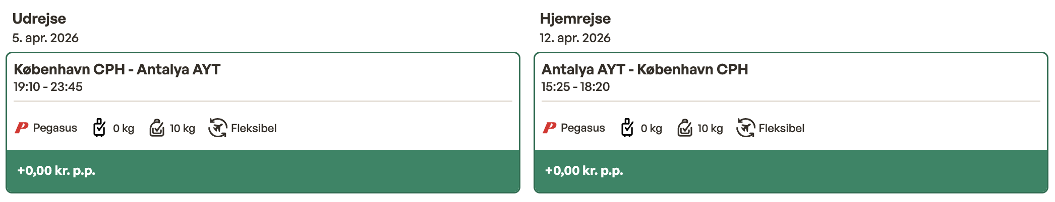 Side tilbud - Rejs365
