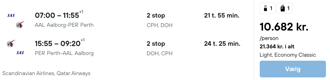 Vestaustralien tilbud - Rejs365