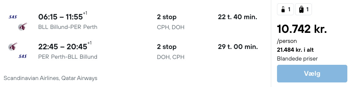 Vestaustralien tilbud - Rejs365