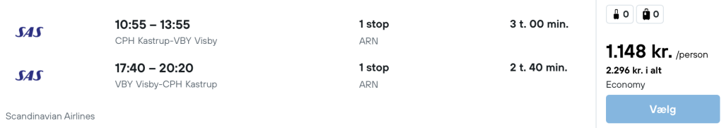 København - Visby - Rejs365