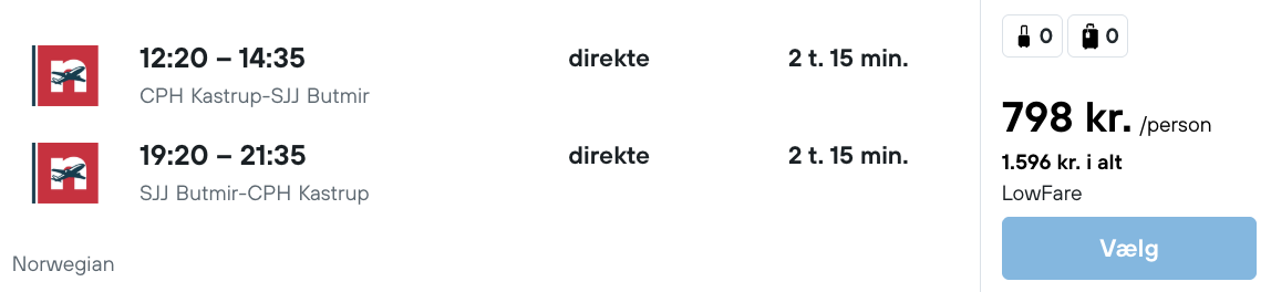 Sarajevo tilbud - Rejs365