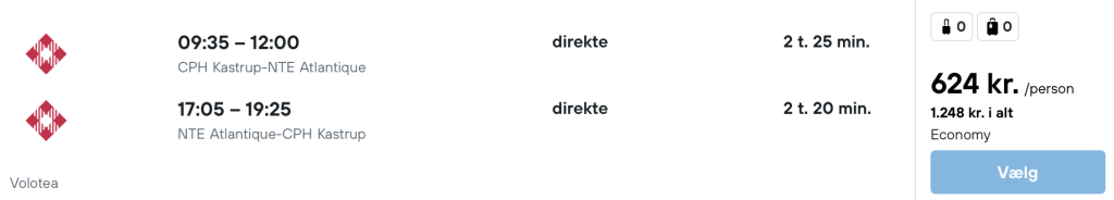 København - Nantes - Rejs365