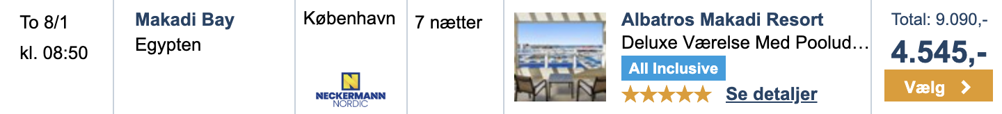 Makadi Bay tilbud - Rejs365