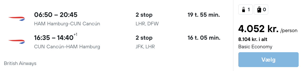 Cancun tilbud - Rejs365