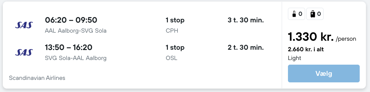 Stavanger tilbud - Rejs365