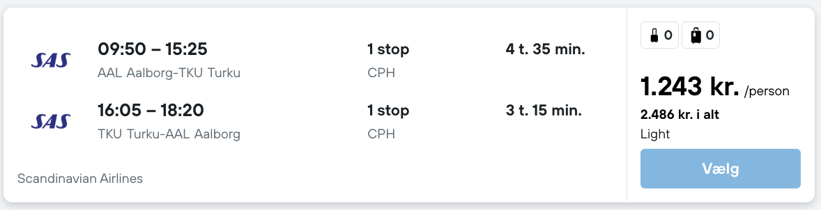 Turku tilbud - Rejs365