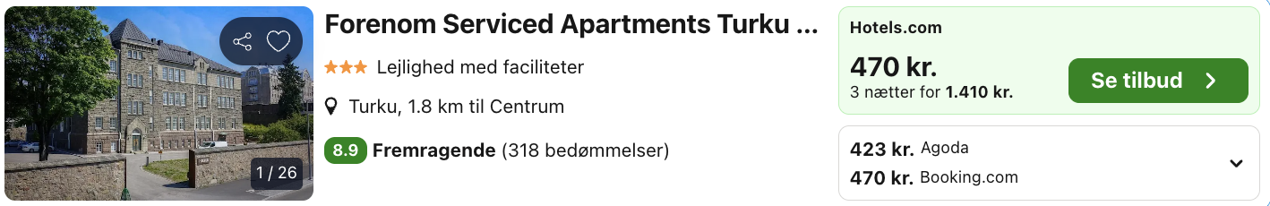 Turku tilbud - Rejs365