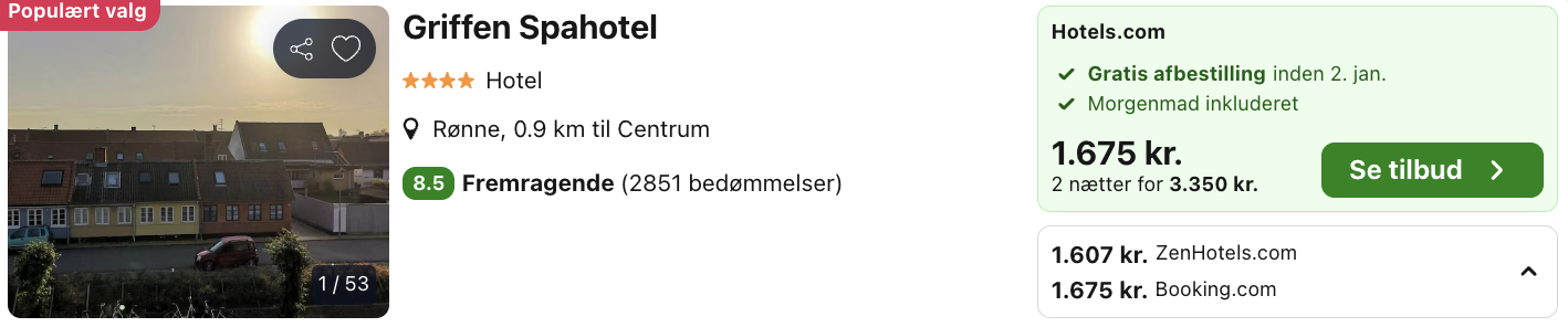 Griffen Spa Hotel tilbud - Rejs365